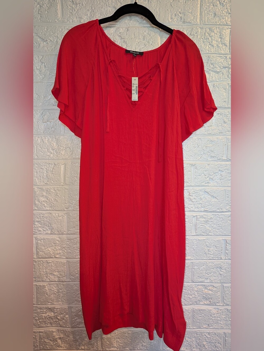 MADEWELL Cherry Red Dress